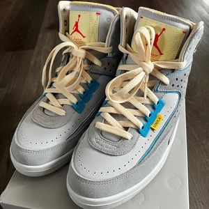 JORDAN 2 RETRO SP UNION GREY FOG